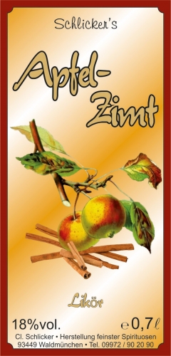 Apfel-Zimt-Likör 18%vol. 0,70 L