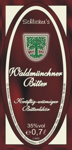 Waldmünchner Bitter 35%vol. 0,70 L