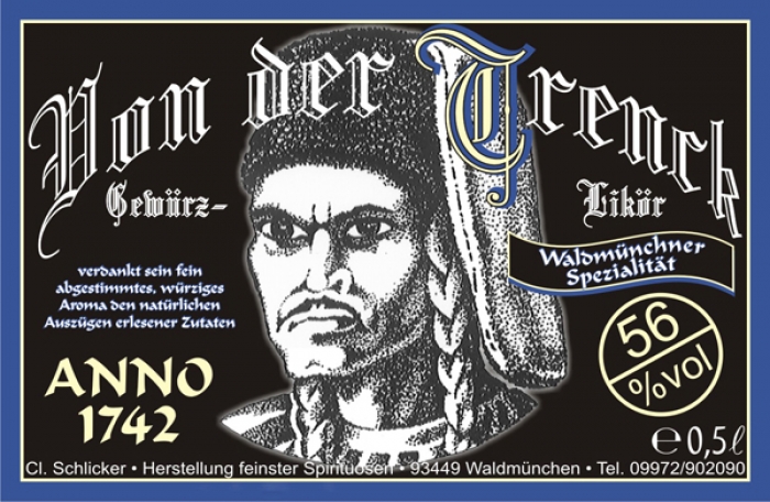 Von der Trenck Etikett