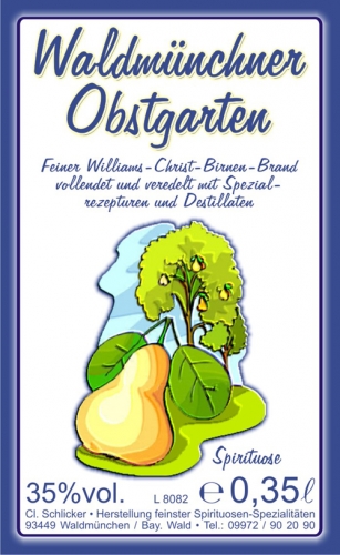 Waldmünchner Obstgarten 35%vol. 0,35 L