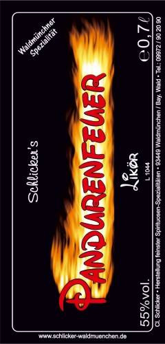 Pandurenfeuer -Spezial-Likör- 55%vol. 0,70 L
